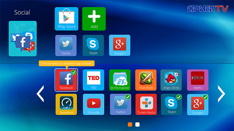 4 Add apps to folder