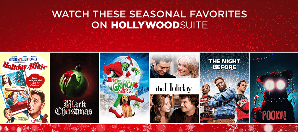 Hollywood Suite Holiday Movies feature